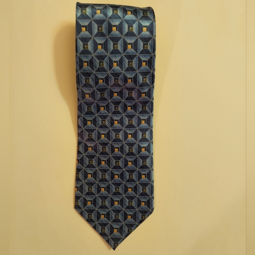 Vintage Barrington silk geometric tie